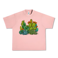 Salmon watercolor cactus Urban Heavy Tee - BarkalooDesign