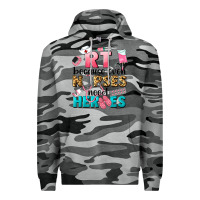 Slate Camo rt because nurses need heroes Premium Hoodie - LillyAllenDesigns
