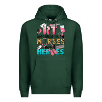 Sports Green rt because nurses need heroes Premium Hoodie - LillyAllenDesigns