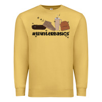 Antique Gold winter basics stanley Premium Sweatshirt - MaliasSmallBusiness