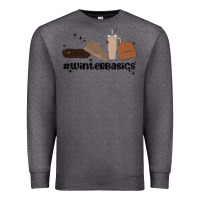 Charcoal Heather winter basics stanley Premium Sweatshirt - MaliasSmallBusiness