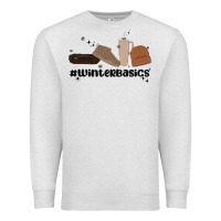 Oatmeal Heather winter basics stanley Premium Sweatshirt - MaliasSmallBusiness