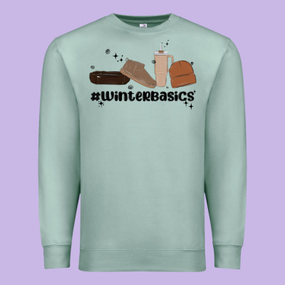 Winter Basics Stanley Premium Sweatshirt Designed By Maliassmallbusiness