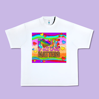 Love Is All That Matters Urban Heavy Tee Designed By Hra Design Shop