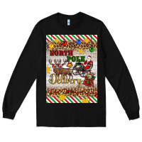 Black christmas north pole delivery Long Sleeve Tee - Artiststas