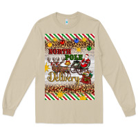 Mushroom christmas north pole delivery Long Sleeve Tee - Artiststas
