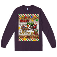 Plum christmas north pole delivery Long Sleeve Tee - Artiststas