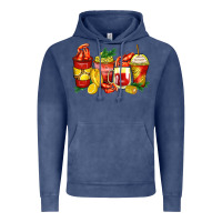Vintage Denim crawfish coffee cups Vintage Hoodie - Zillion Design Studio