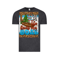 Vintage Black lake life floats my boat air freshener Vintage Tee - HRA Design Shop