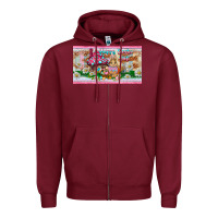 Burgundy happy easter y'all rabbit sippy cup Zipper Hoodie - BarkalooDesign