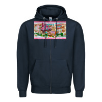 Navy happy easter y'all rabbit sippy cup Zipper Hoodie - BarkalooDesign