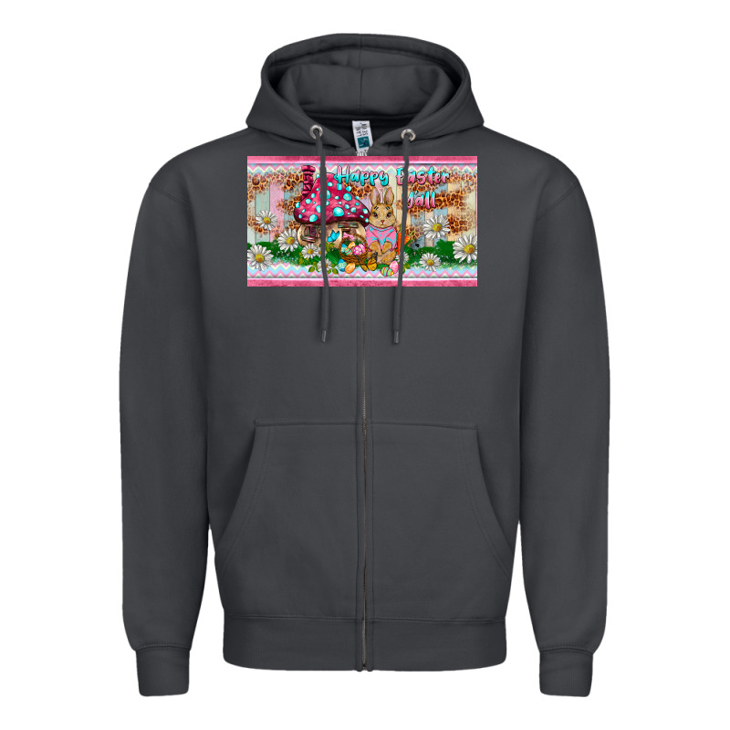 Happy Easter Y'all Rabbit Sippy Cup Zipper Hoodie by BarkalooDesign | Teevron