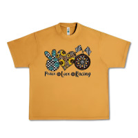 Peanut Butter peace love racing Urban Heavy Tee - CowhideDigitalArt
