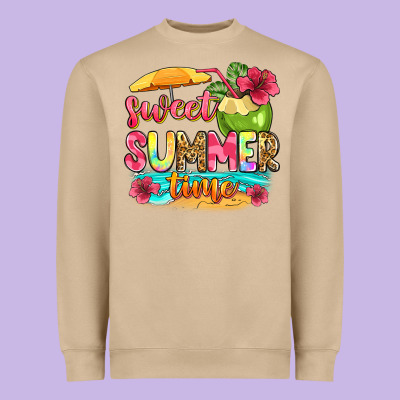Sweet Summer Time Heavyweight Sweatshirt Designed By Zillion Design Studio