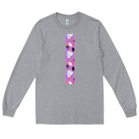 Heather Grey Halloween Key Fob Long Sleeve Tee - BundleAndBundleShop