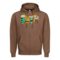 Chestnut ice hockey coffee Zipper Hoodie - Jasminsmagicworld
