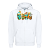 White ice hockey coffee Zipper Hoodie - Jasminsmagicworld