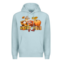 Blue Mist happy fall y'all Premium Hoodie - LillyAllenDesigns