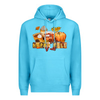 Ocean Blue happy fall y'all Premium Hoodie - LillyAllenDesigns