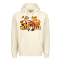 Sandshell happy fall y'all Premium Hoodie - LillyAllenDesigns