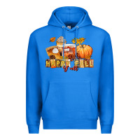 True Royal happy fall y'all Premium Hoodie - LillyAllenDesigns