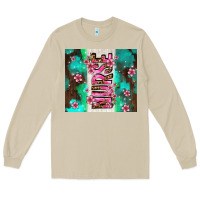 Mushroom pink floral nurse with flowers Long Sleeve Tee - AdoDesignShop