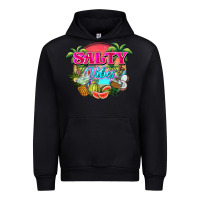 Black Salty vibes summer Urban Hoodie - NancyCooperArtShop