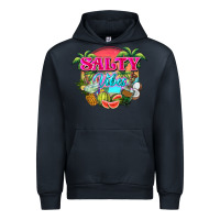 Navy Salty vibes summer Urban Hoodie - NancyCooperArtShop