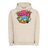 Pigment French Oak Salty vibes summer Urban Hoodie - NancyCooperArtShop