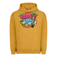 Pigment Peanut Butter Salty vibes summer Urban Hoodie - NancyCooperArtShop