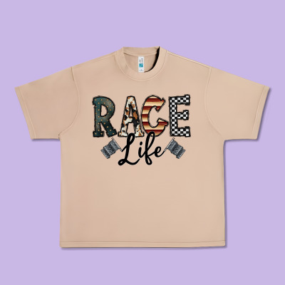 Race Life Urban Heavy Tee Designed By Cowhidedigitalart