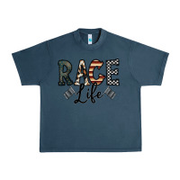 Midnight Navy race life Urban Heavy Tee - CowhideDigitalArt