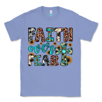 Colony Blue faith over fear Classic Tee - JahusDesignShop