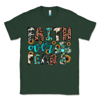 Sports Green faith over fear Classic Tee - JahusDesignShop