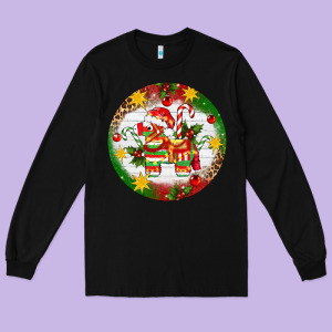 Christmas Pinata Ornament Long Sleeve Tee Designed By Artiststas