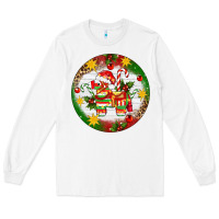 White Christmas Pinata Ornament Long Sleeve Tee - Artiststas