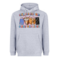 Heather Grey can't talk right now doing mom stuff Heavyweight Hoodie - MaliasSmallBusiness