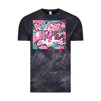 Cloud Black hope breast cancer Vintage Tee - AdoDesignShop