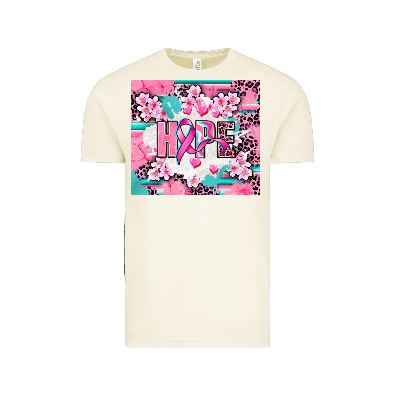 Hope Breast Cancer Vintage Tee by AdoDesignShop | Teevron