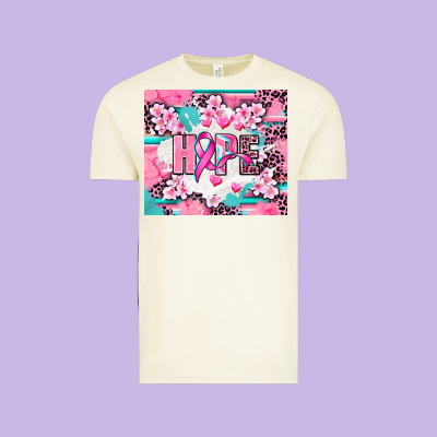 Hope Breast Cancer Vintage Tee Designed By Adodesignshop