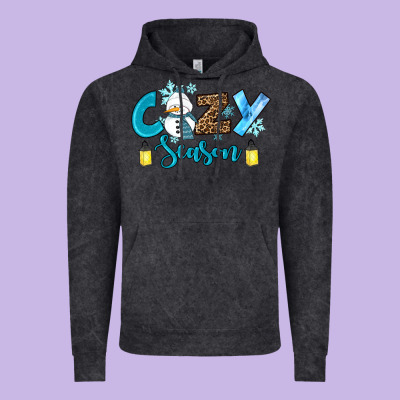 Cozy Season Winter Vintage Hoodie Designed By Ranaportraitstore