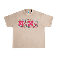 French Oak xoxo valentine Urban Heavy Tee - RacoonDesign