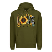 Army Green for the love of sunshine Premium Hoodie - LillyAllenDesigns
