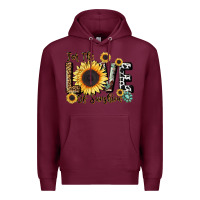 Burgundy for the love of sunshine Premium Hoodie - LillyAllenDesigns