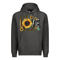 Charcoal Heather for the love of sunshine Premium Hoodie - LillyAllenDesigns