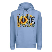 Colony Blue for the love of sunshine Premium Hoodie - LillyAllenDesigns