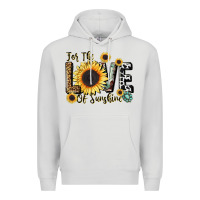 Dove Grey for the love of sunshine Premium Hoodie - LillyAllenDesigns