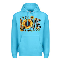 Ocean Blue for the love of sunshine Premium Hoodie - LillyAllenDesigns