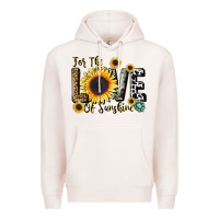 Pale Pink for the love of sunshine Premium Hoodie - LillyAllenDesigns