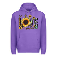Purple for the love of sunshine Premium Hoodie - LillyAllenDesigns